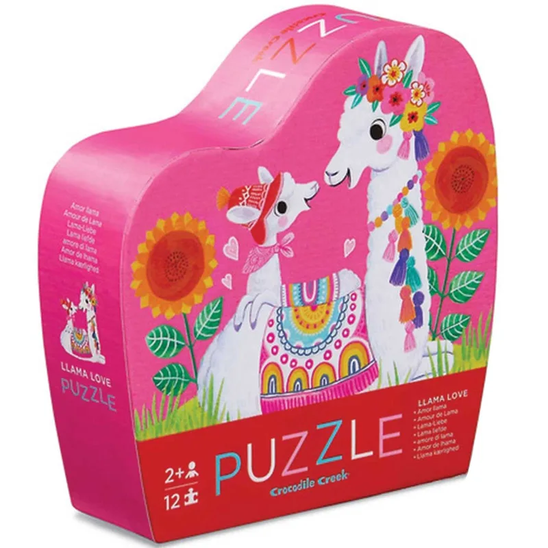 Παζλ Crocodile Creek 3841177 Llama Love 12pcs
