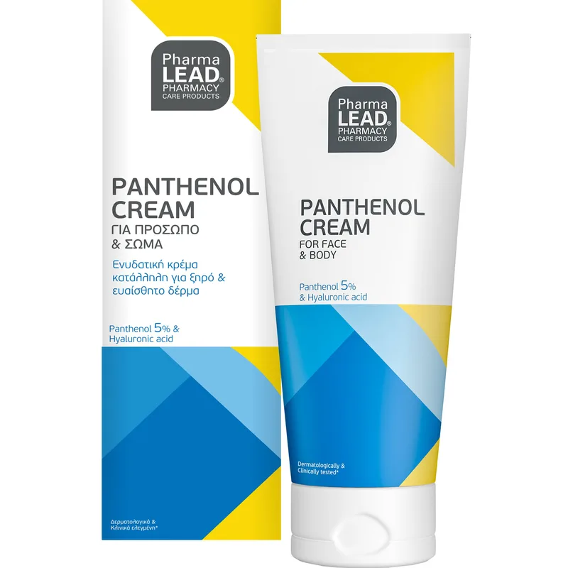 Pharmalead Panthenol Face & Body Cream Ενυδατική & Καταπραϋντική Κρέμα για Πρόσωπο & Σώμα Ιδανική για Ξηρό, Αφυδατωμένο & Ερεθισμένο Δέρμα με Πανθενόλη 200ml