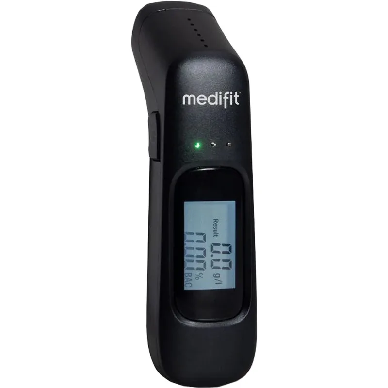 Medifit MD-645 Rechargable Alcohol Tester Επαναφορτιζόμενο Φορητό Αλκοολόμετρο Ακριβείας 1 Τεμάχιο