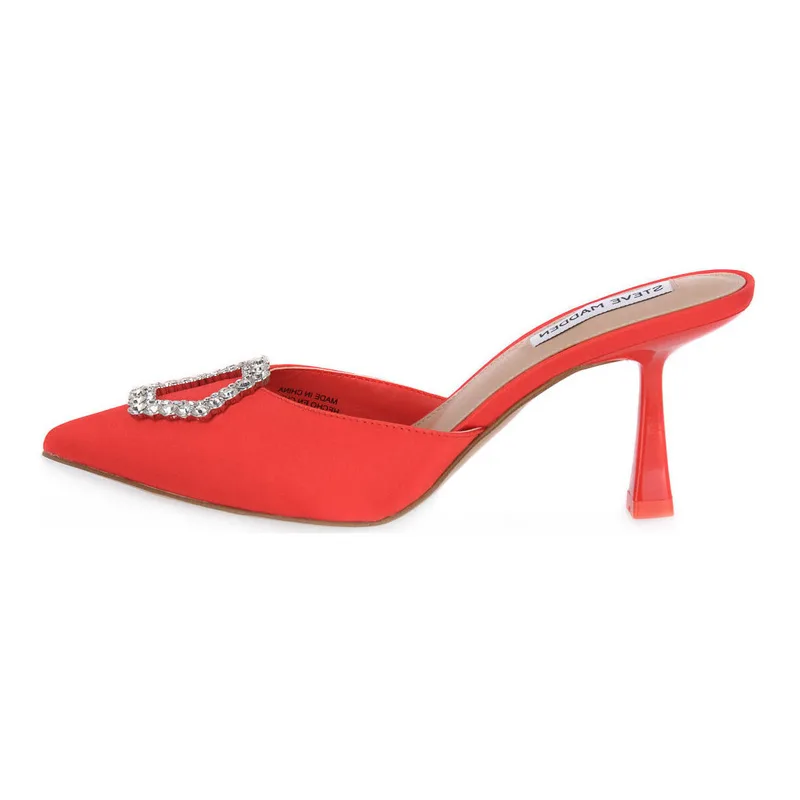 Σανδάλια με τακούνι Steve Madden RED LUXE CITY SATIN