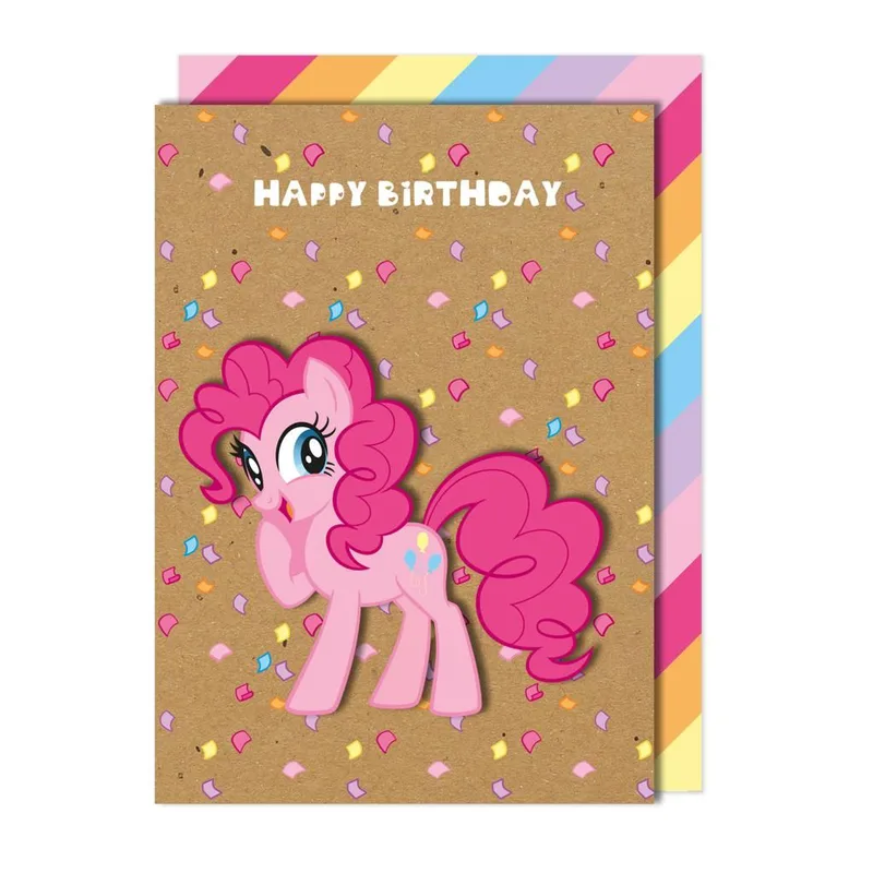 Ευχετήρια κάρτα γενέθλια Τache - My little Pony, Pinkie Pie