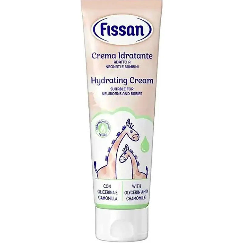 Fissan Newborns & Babies Hydrating Cream Ενυδατική Κρέμα Σώματος για Νεογέννητα & Μωρά με Απαλή Σύνθεση από Χαμομήλι & Γλυκερίνη 100ml