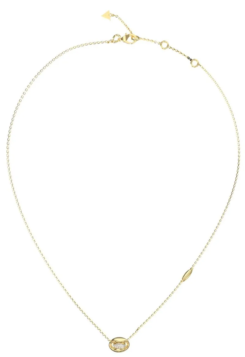 GUESS STEEL Κολιέ από Ανοξείδωτο ατσάλι Χρυσό JUBN06223JWYGT/U