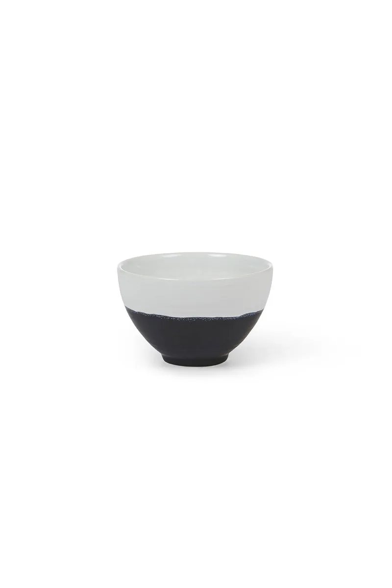 Coincasa κεραμικό μπολ δίχρωμο 13 cm - 007376832 Μαύρο