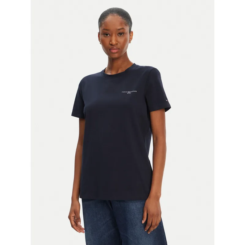 Tommy Hilfiger T-Shirt 1985 WW0WW37877 Σκούρο μπλε Regular Fit