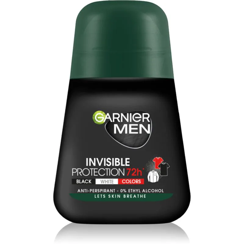 Garnier Men Mineral Neutralizer αντιιδρωτικό ρολλ-ον για την αντιμετώπιση των λευκών κηλίδων 50 ml