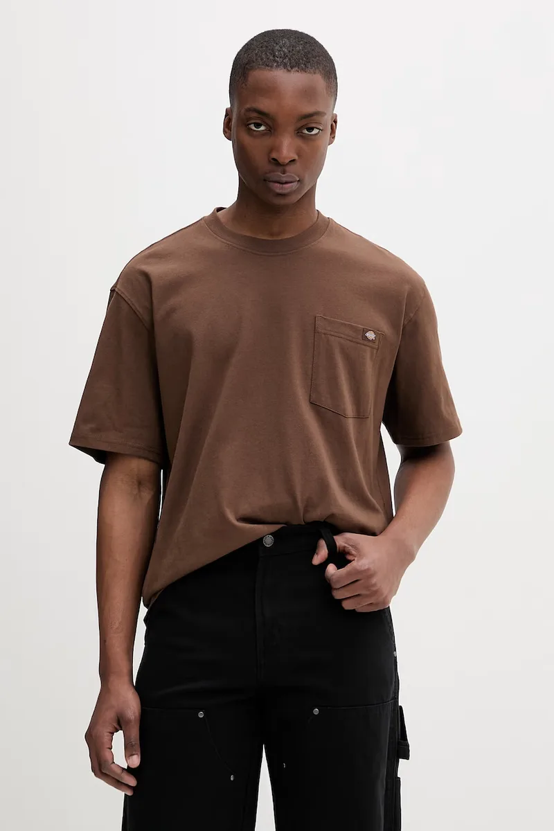 Dickies T-shirt μπέιζικ ανδρικό βαμβακερό