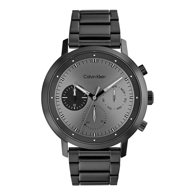 CALVIN KLEIN Gauge Multifunction Black Steel Bracelet 25200062