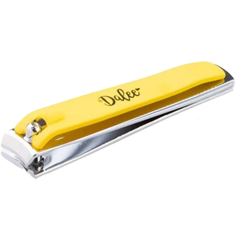 Dalee Ergonomic Nail Clipper Νυχοκόπτης με Εργονομική Αντιολισθητική Λαβή με Καμπυλωτές Λεπίδες 1 Τεμάχιο - Κίτρινο
