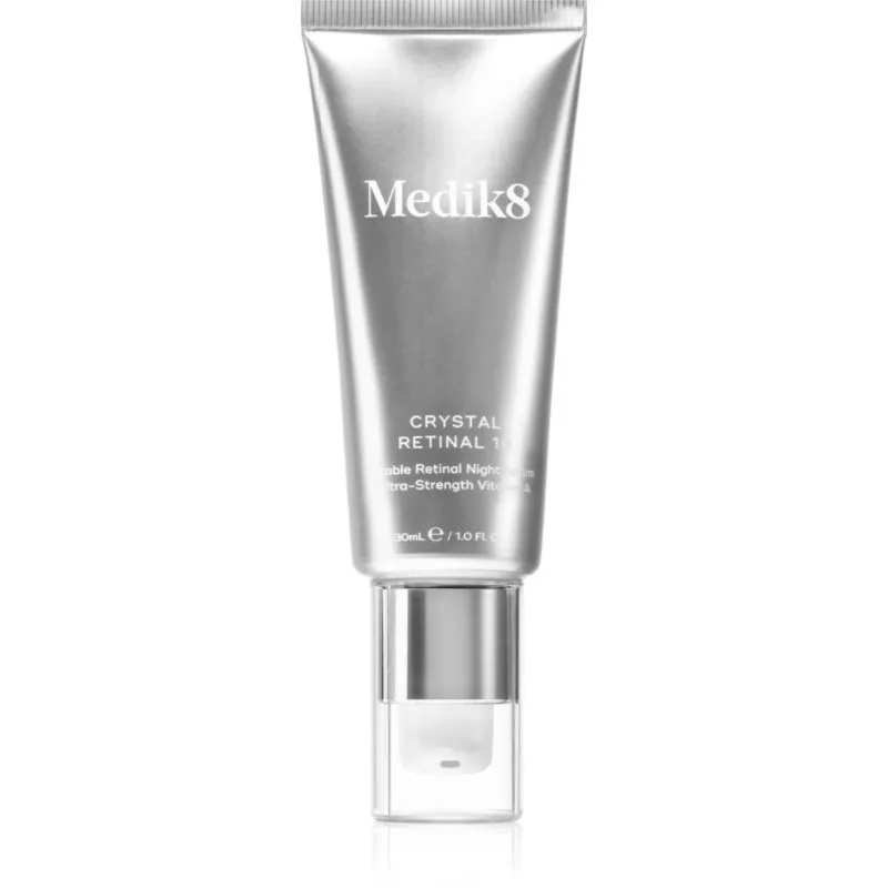 Medik8 Crystal Retinal 10 ανανωτικός ορός νύχτας με βιταμίνη Α και Ε 30 ml