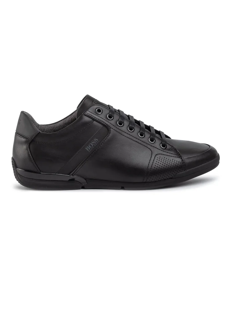 BOSS Δερμάτινα Sneakers Saturn - 50401835 001 Black