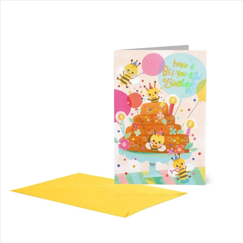 Ευχετήρια κάρτα γενεθλίων Legami - Large Greeting Card, Happy Birtday Bee