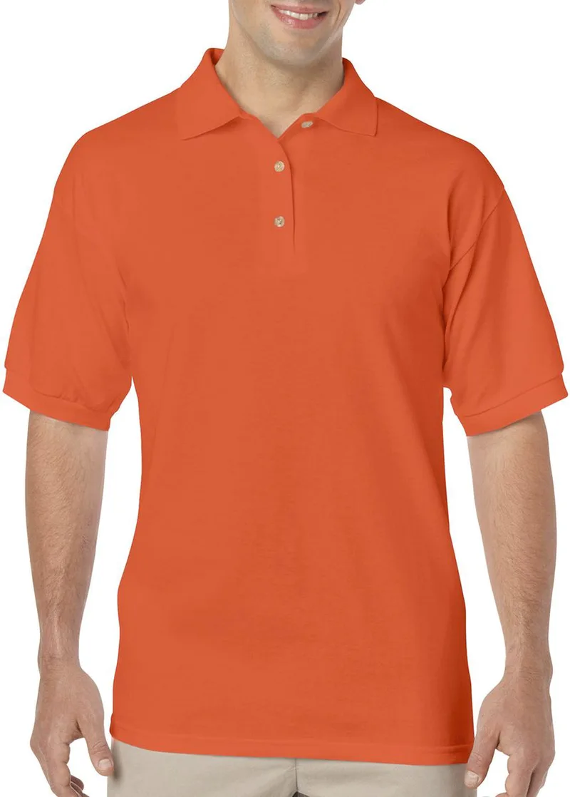 Ανδρική Μπλούζα Polo 8800 Gildan DryBlend Jersey Πορτοκαλί