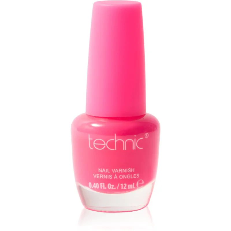 Technic Cosmetics Nail Varnish βερνίκι νυχιών με γρήγορο στέγνωμα απόχρωση Flamingo 12 ml