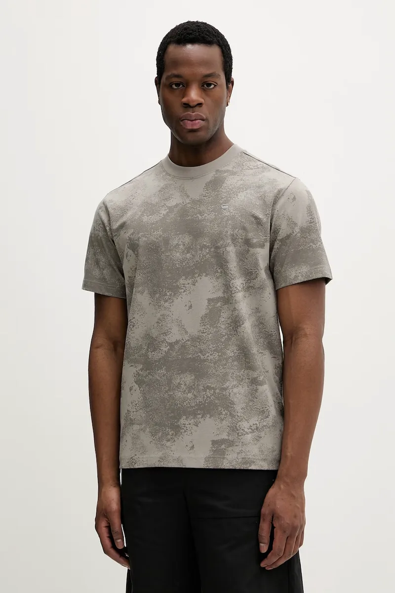 G-Star T-shirt ανδρικό βαμβακερό Aop