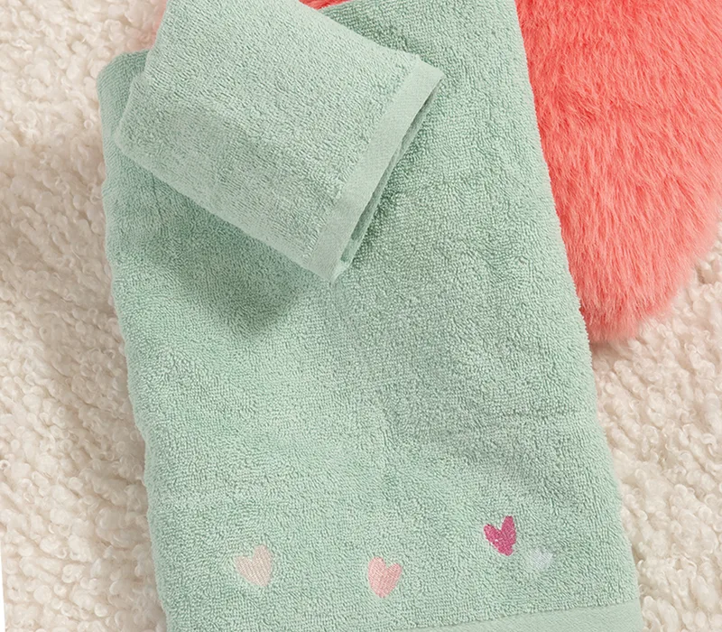 Παιδική πετσέτα (Σετ) Nef-Nef Homeware Hearts Attack Aqua