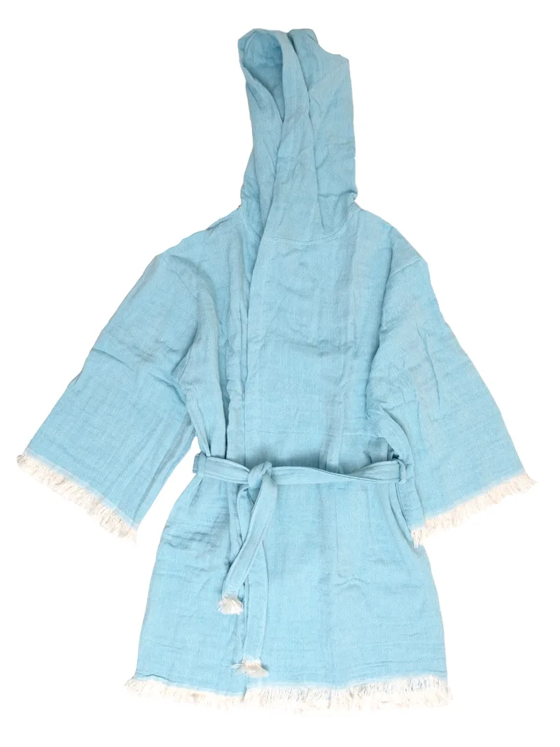 Μπουρνούζι Μουσελίνα Medium/Large Adelina 1 Blue