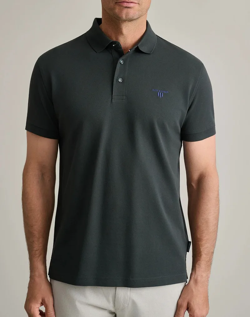 NAVY&GREEN ΜΠΛΟΥΖΑ ΠΟΛΟ 24TS.003/PL-DEEPEST GREEN DarkGreen