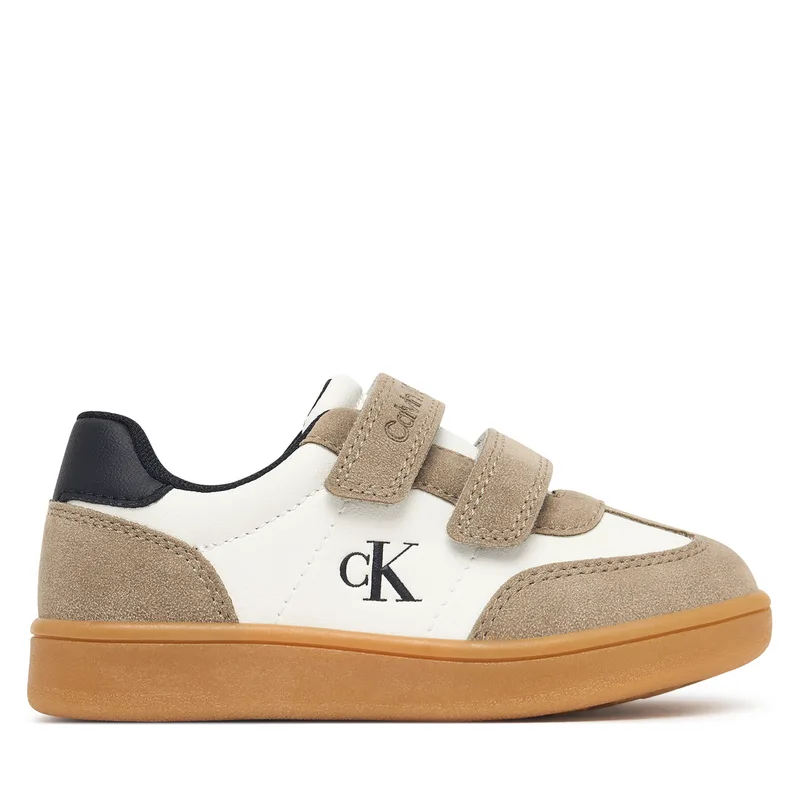 Αθλητικά Calvin Klein Low Cut Velcro Sneaker V1X9-83443-0318 M Μπεζ