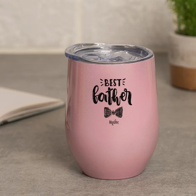 Best Father - Κούπα Θερμός 355ml - Ροζ