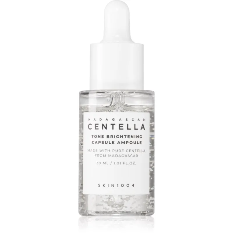 SKIN1004 Madagascar Centella Tone Brightening Capsule Ampoule ενυδατικός ορός για λαμπρότητα και λείανση επιδερμίδας 30 ml