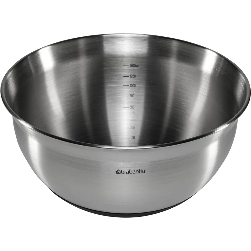 Brabantia Μπολ Ανάμειξης Χάλυβα Ματ Μαύρο, 1.6 L