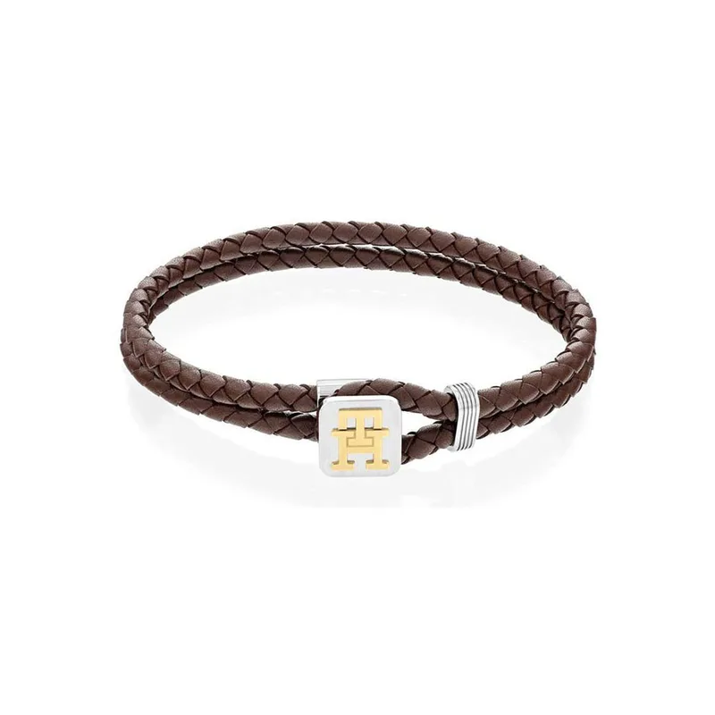 TOMMY HILFIGER Βραχιόλι Από Δέρμα Και Ανοξείδωτο Ατσάλι 2790532