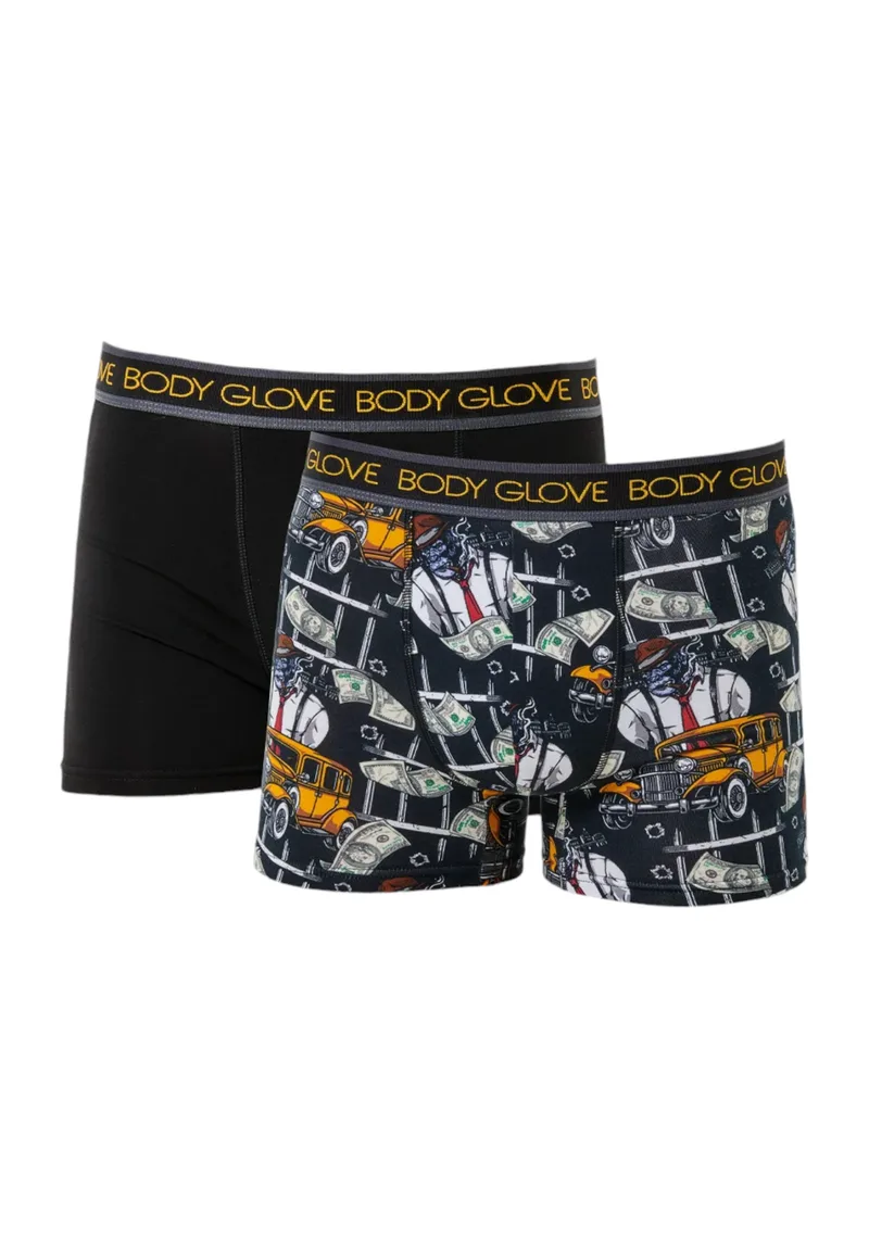 Boxer ανδρικό Money Body Glove 2 Τεμ. BGJD430010-Μαύρο