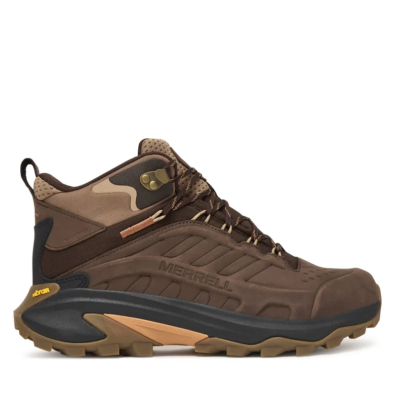 Παπούτσια πεζοπορίας Merrell Moab Speed 2 Leather MID Waterproof J038041 Καφέ