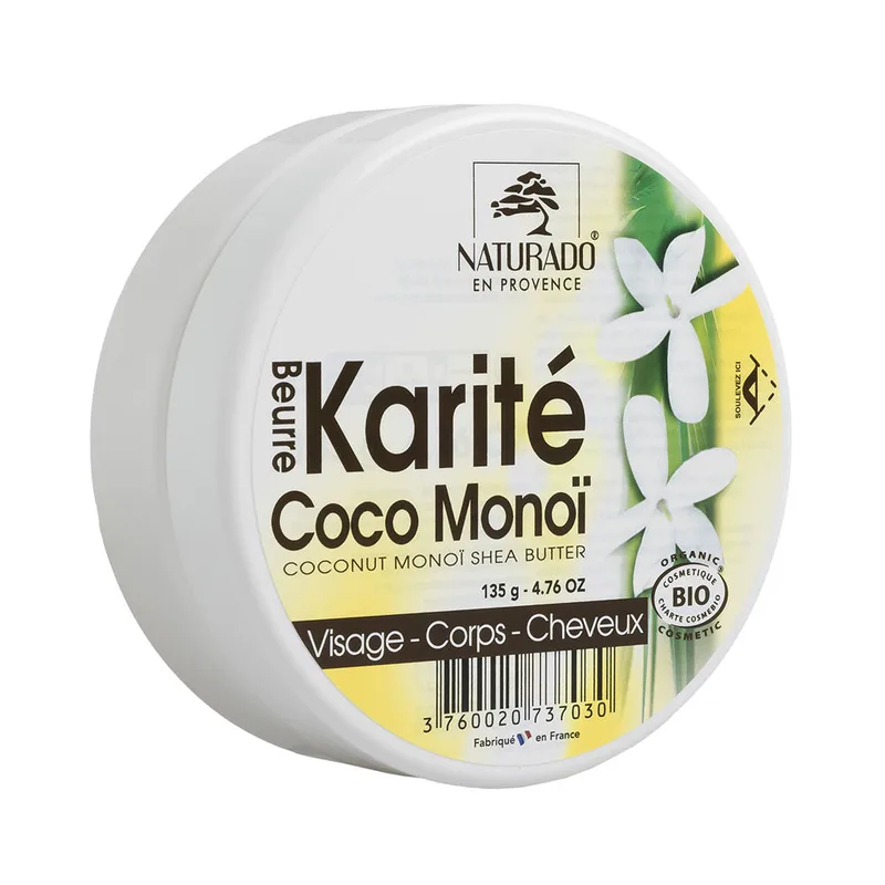 Naturado Organic Shea Butter Coconut Monoi 135g