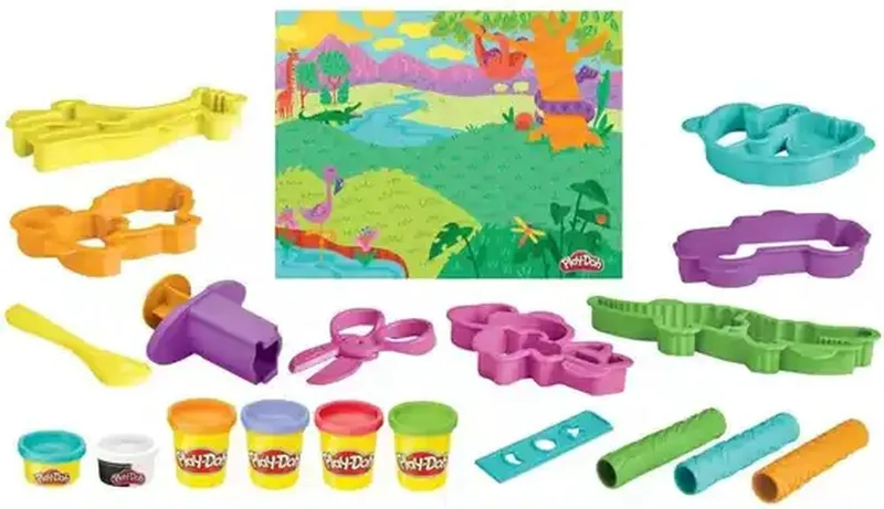 WILD ANIMALS TOOLSET PLAY-DOH HASBRO (F7213)