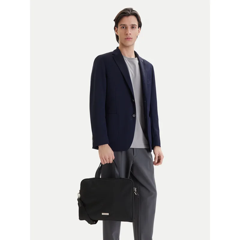 Τσάντα για laptop Calvin Klein Sleek Slim Commuter LV04D3351G Μαύρο