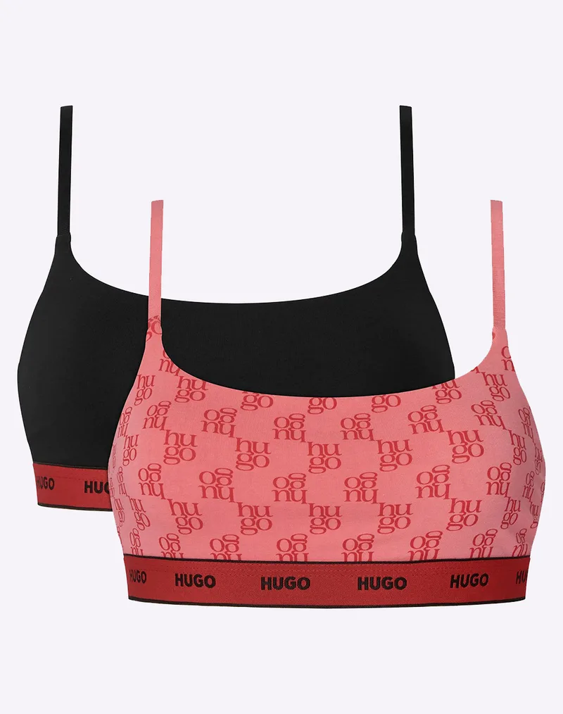 HUGO TWIN BRALETTE DESIGN 10272521 01 50545712-660 Ροζ
