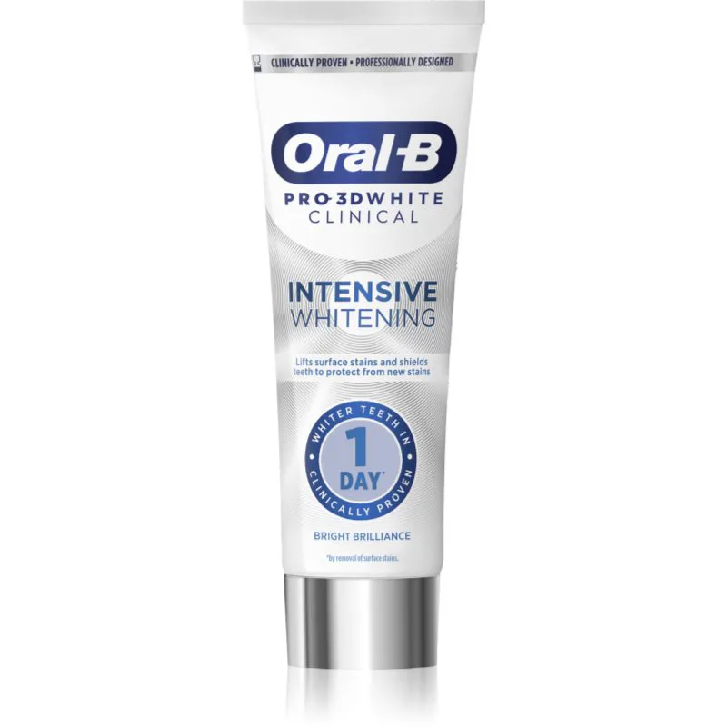 Oral-B Pro-3D White Intensive Whitening εντατικά λευκαντική οδοντόπαστα Bright Brilliance 75 ml