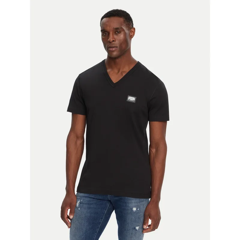 Dolce&Gabbana T-Shirt G8PT2T G7F2I Μαύρο Regular Fit