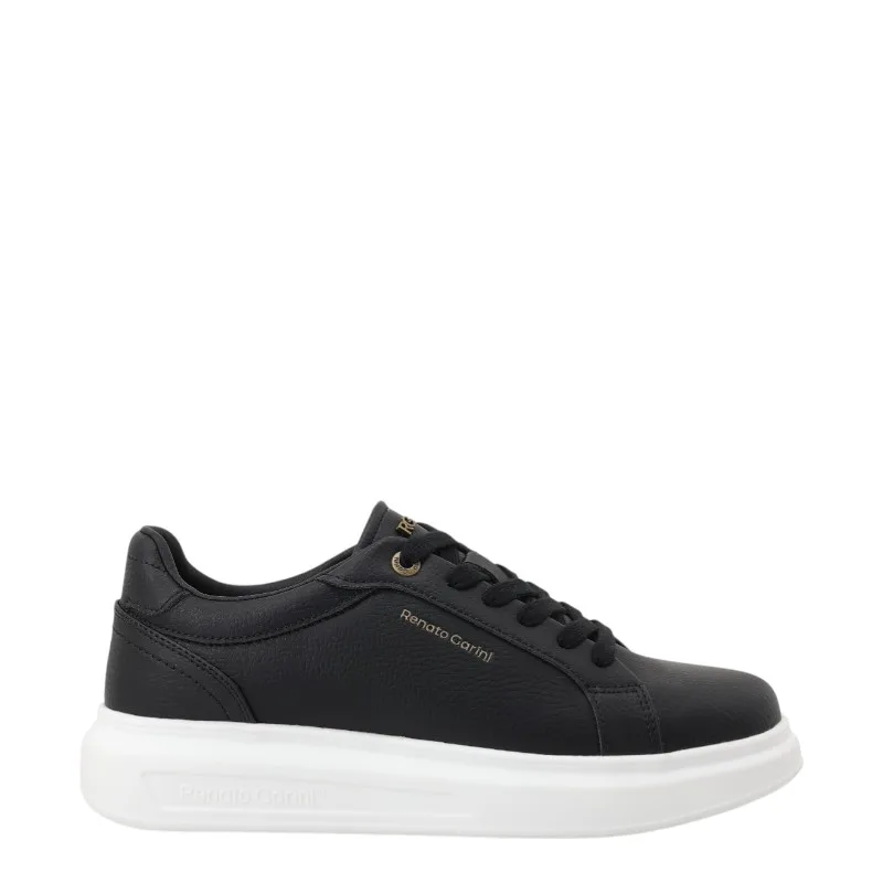 Ανδρικά sneakers Renato Garini 911-700 BLACK GRAIN W57009113T28 μαύρο