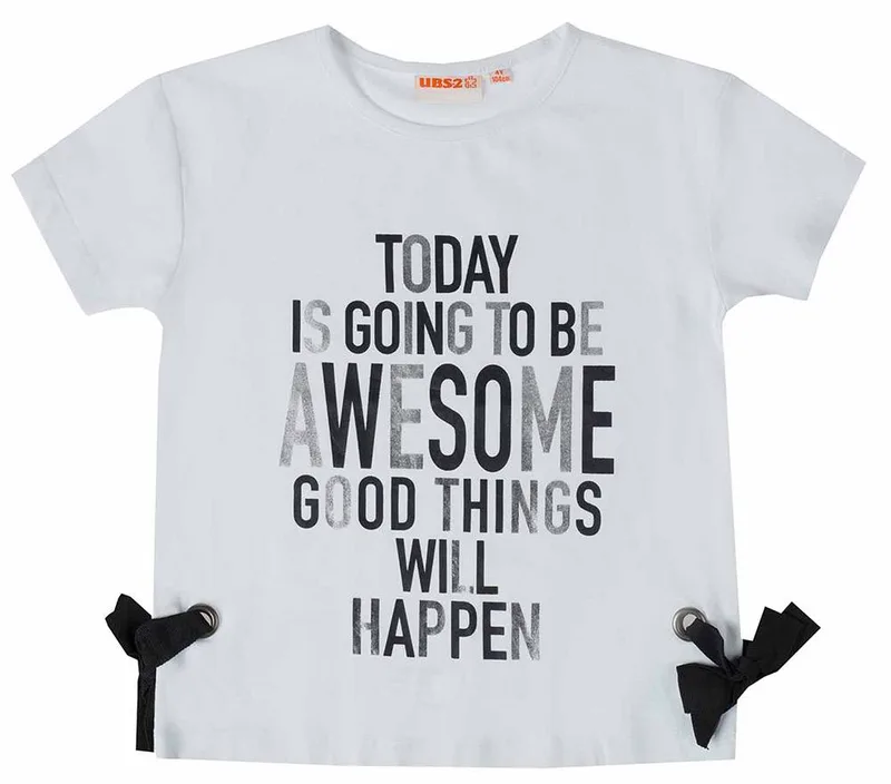 T-SHIRT UBS2 E219332-999 ΛΕΥΚΟ (10 ΕΤΩΝ)-(140 CM)