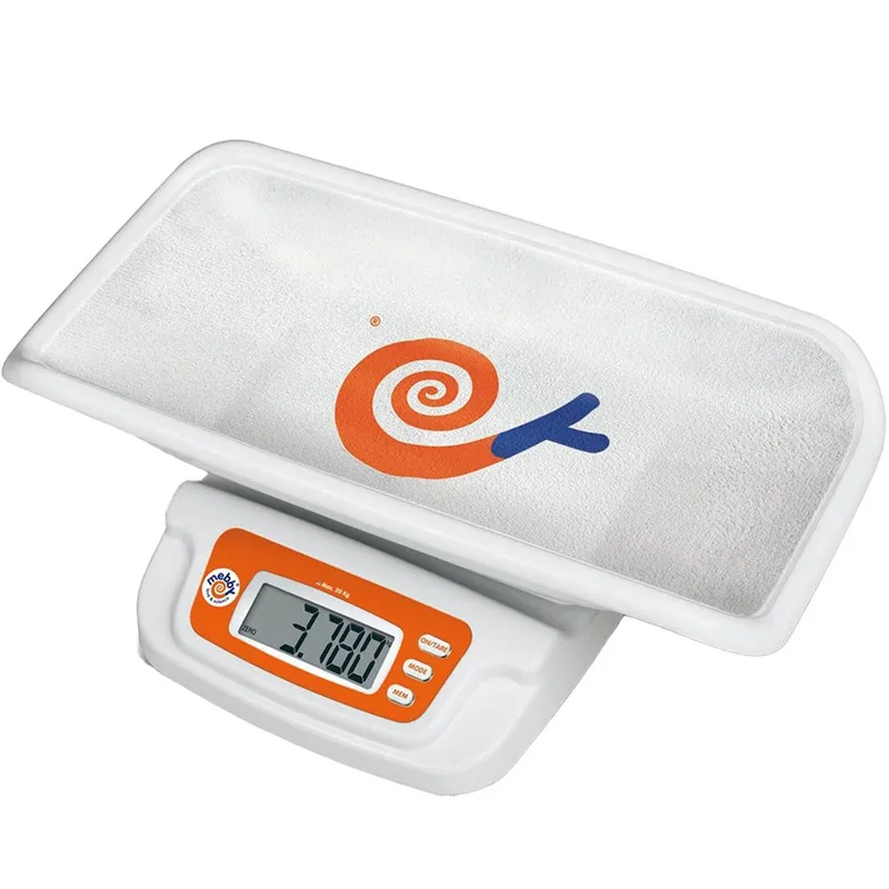 Mebby Baby & Child Digital Scale Βρεφικός - Παιδικός Ψηφιακός Ζυγός Ακριβείας με Αποσπώμενο Δίσκο & Μνήμη Μετρήσεων 1 Τεμάχιο