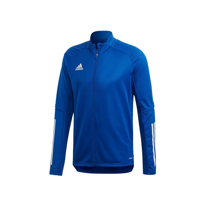 Adidas Condivo 20 Ανδρική Φούτερ Ζακέτα με Τσέπες Μπλε FS7112