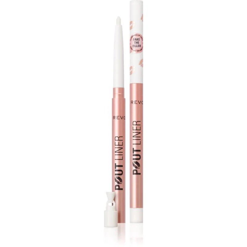 Revolution Pout Liner μολύβι για τα χείλη για αύξηση του όγκου απόχρωση Glaze Clear 0.2 γρ