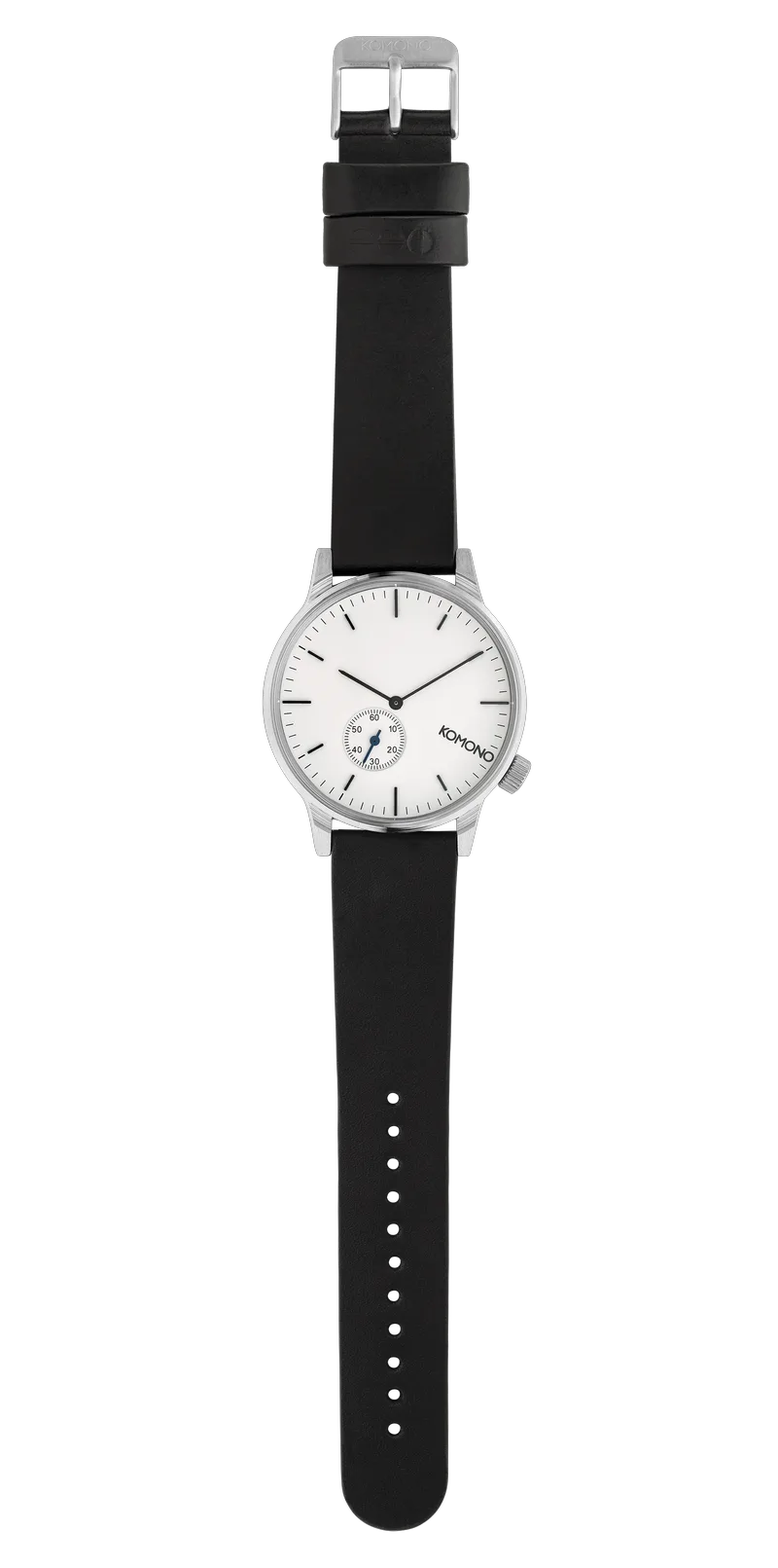 Ρολόι Χειρός Komono Winston Subs Silver White KOM-W3002-SILVER-WHITE
