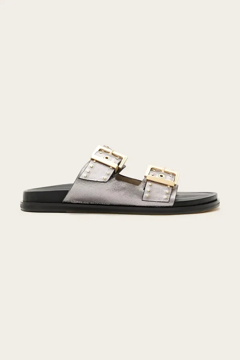 Δερμάτινες παντόφλες AllSaints Magda Stud Sandal