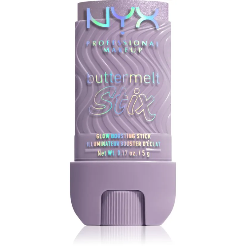 NYX Professional Makeup Buttermelt Glow Stix λαμπρυντική μπάρα απόχρωση 02 Love At First Melt 5 γρ