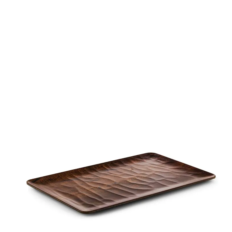Πιατέλα Σερβιρίσματος Μελαμίνης Chestnut Hybrid ESPIEL 32,5x17,5x1,5εκ. HWD536K36-6 (Σετ 6 Τεμάχια) (Υλικό: Μελαμίνη, Χρώμα: Καφέ) - ESPIEL - HWD536K36-6