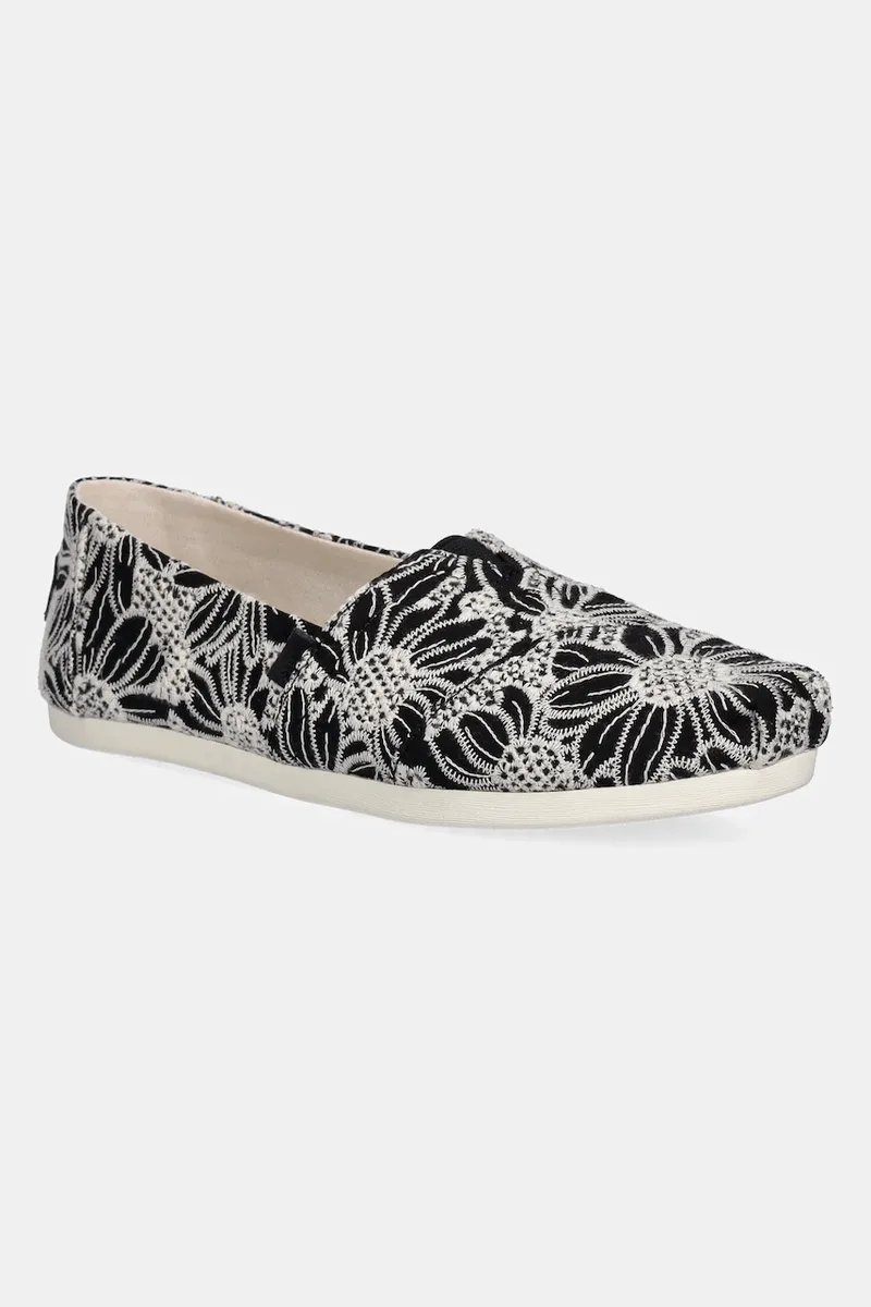 Πάνινα παπούτσια Toms OVERSIZED FLORAL EYELET
