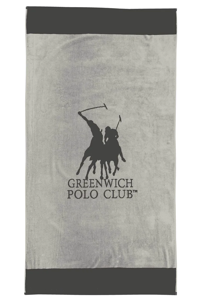 Greenwich Polo Club unisex πετσέτα θαλάσσης 90 x 170 cm "4045" - 267901704045 Γκρι
