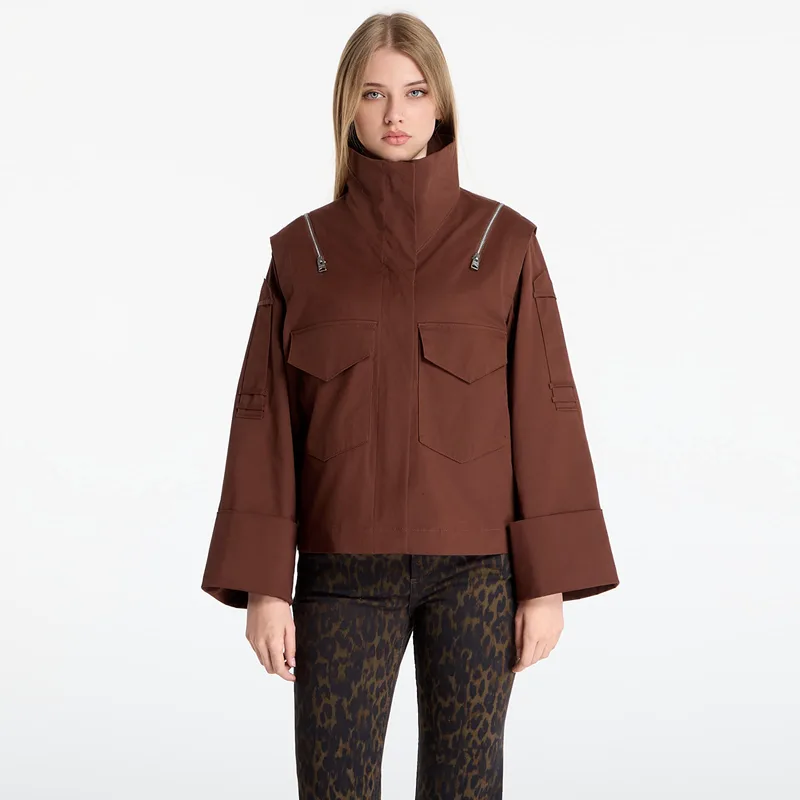 Μπουφάν AllSaints Leighton Jacket Penny Brown M