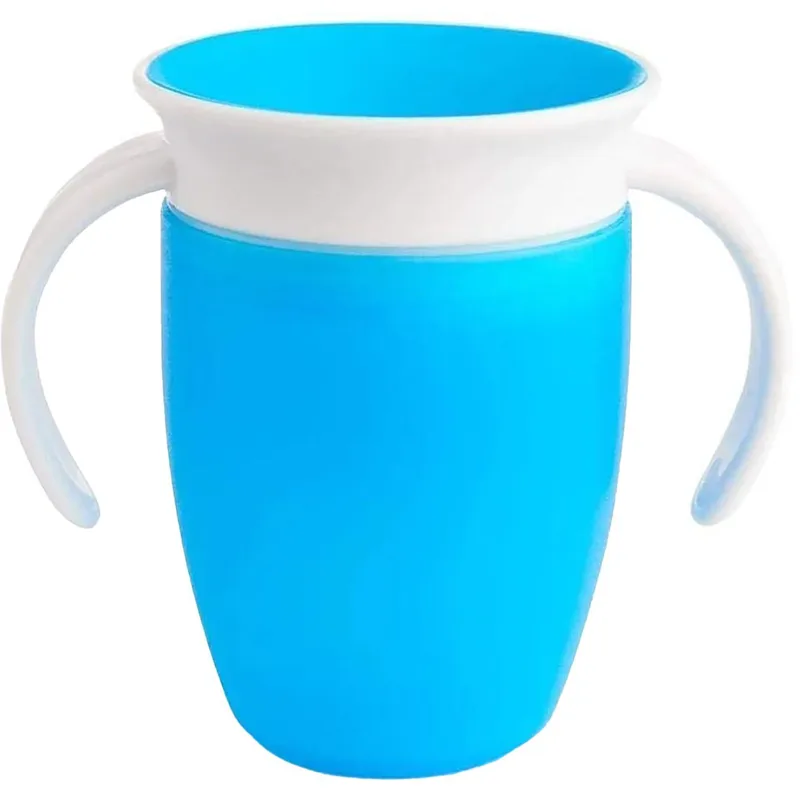 Munchkin Miracle 360 Trainer Cup 6m+ Εκπαιδευτικό Ποτηράκι με Χερούλια 207ml - Γαλάζιο