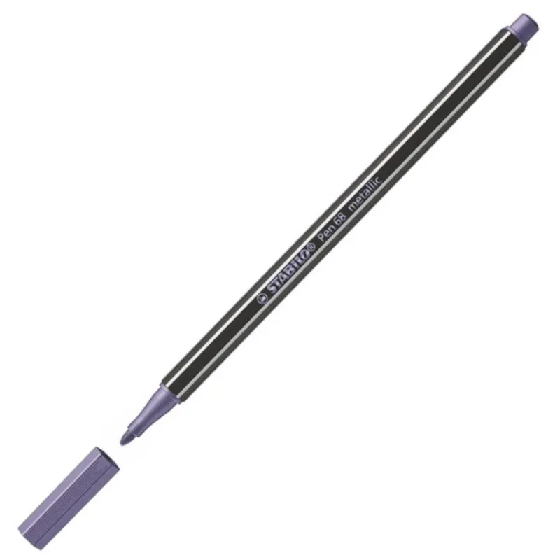 Μαρκαδοράκι STABILO 68/855 METALLIC Cooper VIOLET
