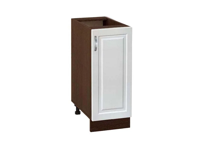 Ντουλάπι Κουζίνας επιδαπέδιο 30εκ., Νο 301 MDF, Genomax - Κρεμ, Λευκό